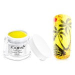 Gel UV Jolifin cu sclipici Rainbow Glitter Yellow 5 ml
